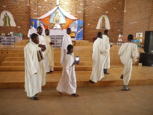 Mass - Exit procession