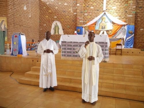 Mass - Visiting priest leading healing and deliverance