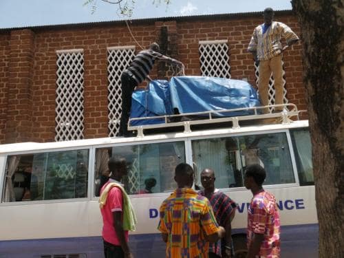 Preparing to go home