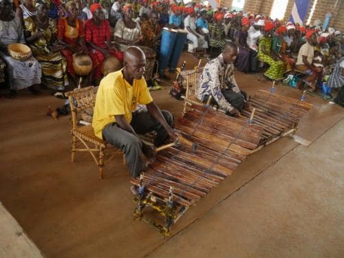 Mass - xylophonists and drummers