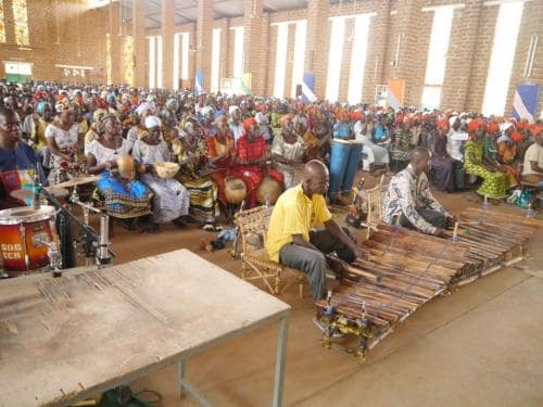 Mass - xylophonists and drummers