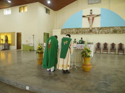 Incensing the altar of God