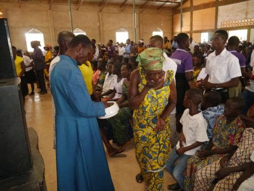 Administering Holy communion - Catechist