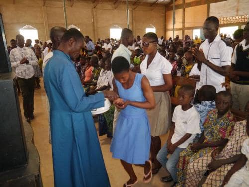 Administering Holy communion - Catechist