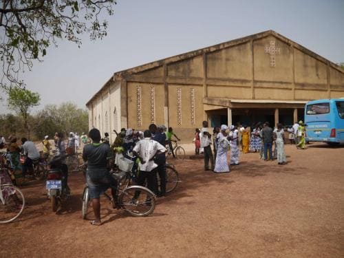 After mass - South view