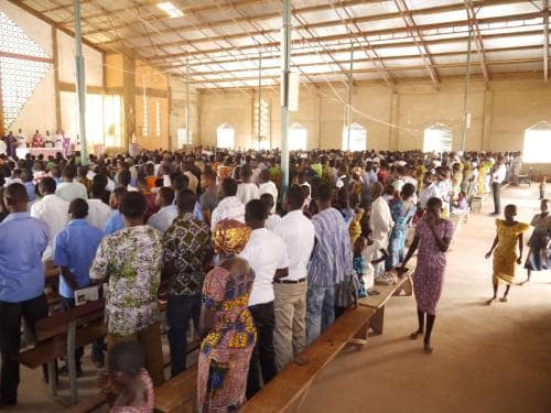 Congregation from behind