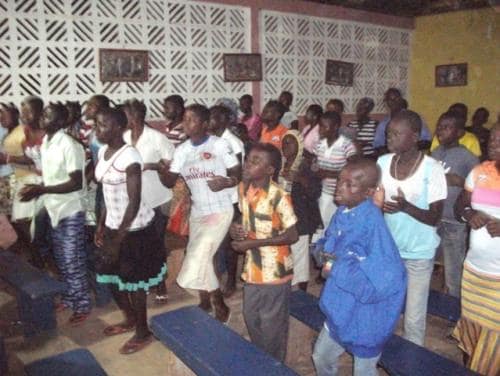 Praise and worship team