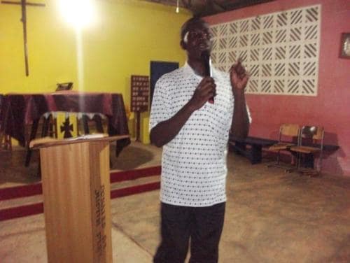 Talk on prayer by Mathias Dery Badu